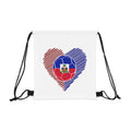 Love Haiti Outdoor Drawstring Bag