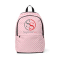 Pink Unisex Fabric Backpack
