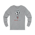 Men Long Sleeve Soccer Ball 2 Drip Tee