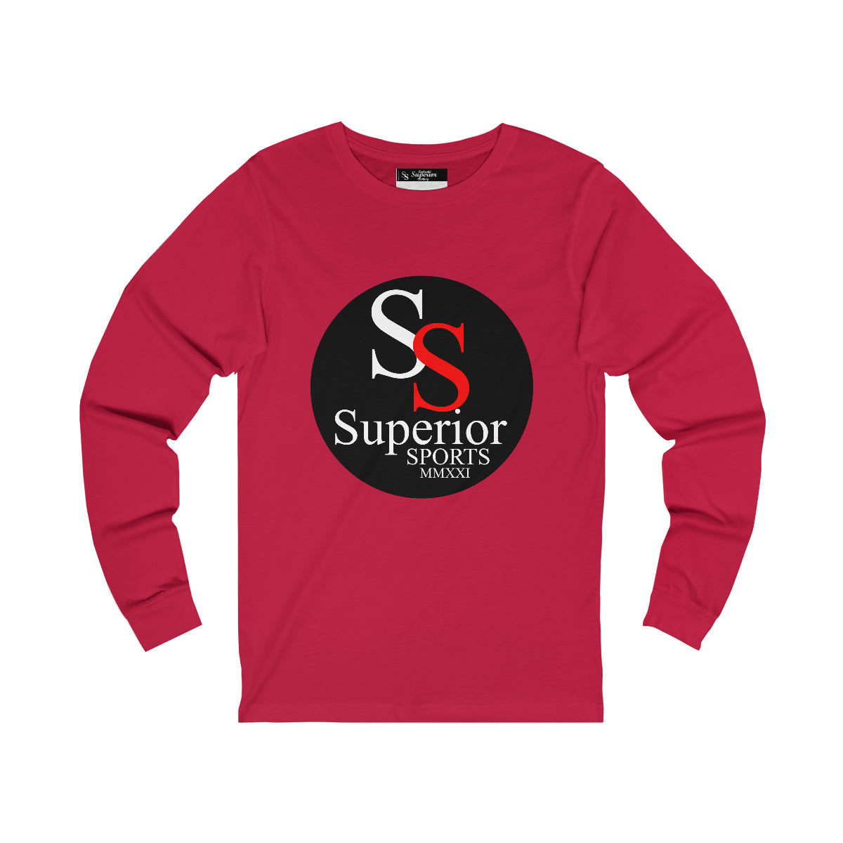 Men Long Sleeve Circle SS Tee