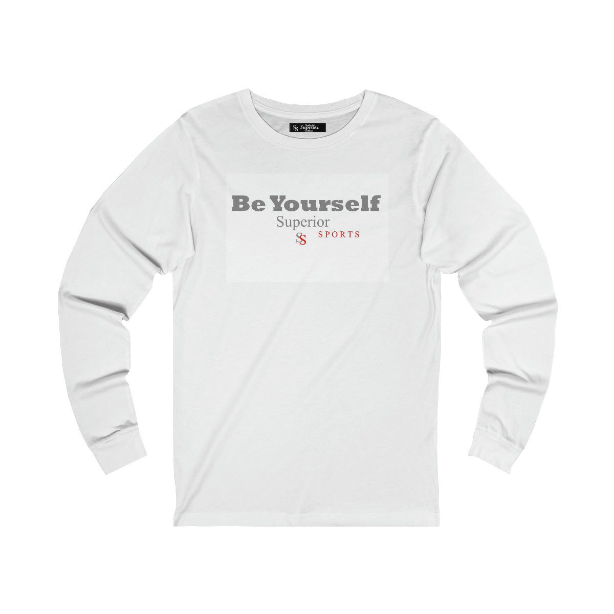 Men Long Sleeve Be Yourself Tee