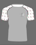 White Grey Rashguard