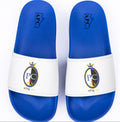 White Blue Slides