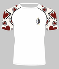 White with Hearts Rashguard