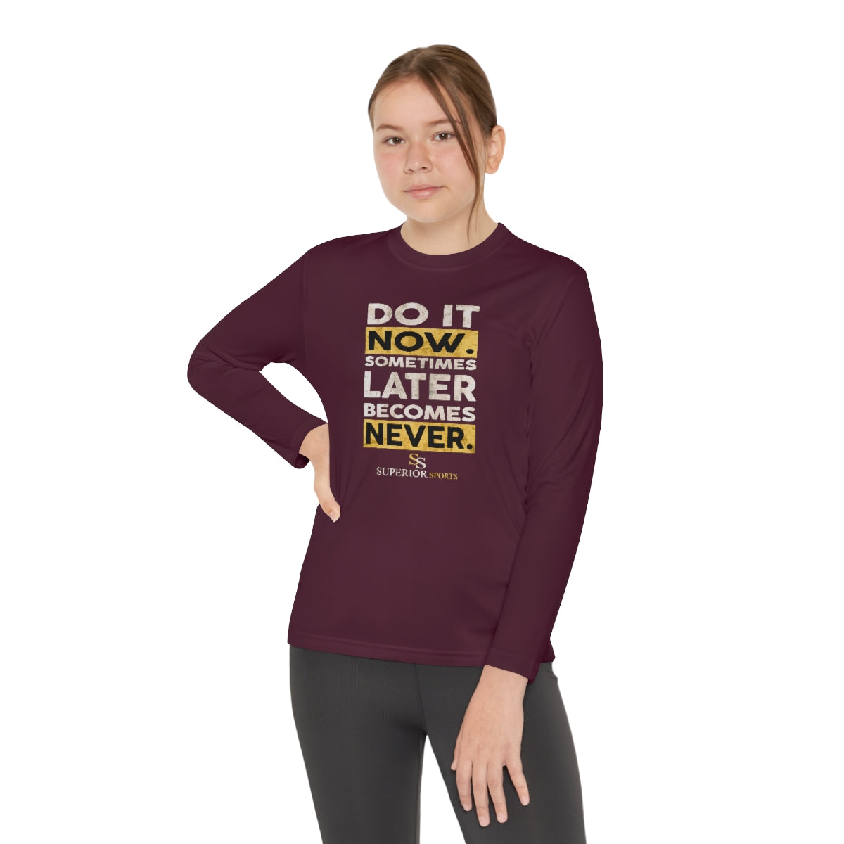 Kids Long Sleeve Competitor Tee