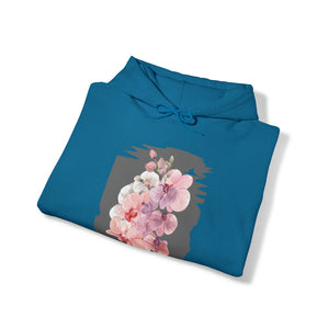 Pink Orchids Unisex Heavy Blend™ Hooded Sweatshirt