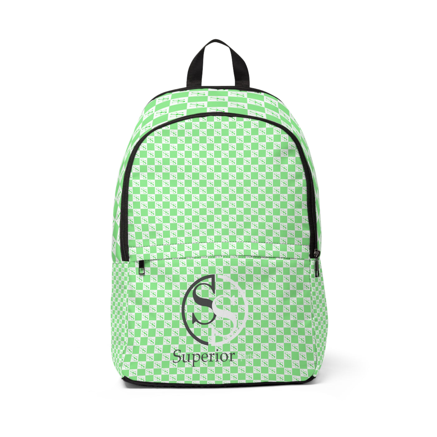 Lime Green Unisex Fabric Backpack