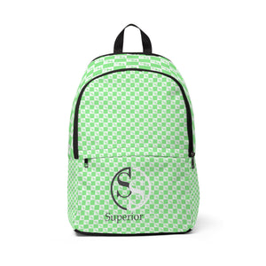Lime Green Unisex Fabric Backpack