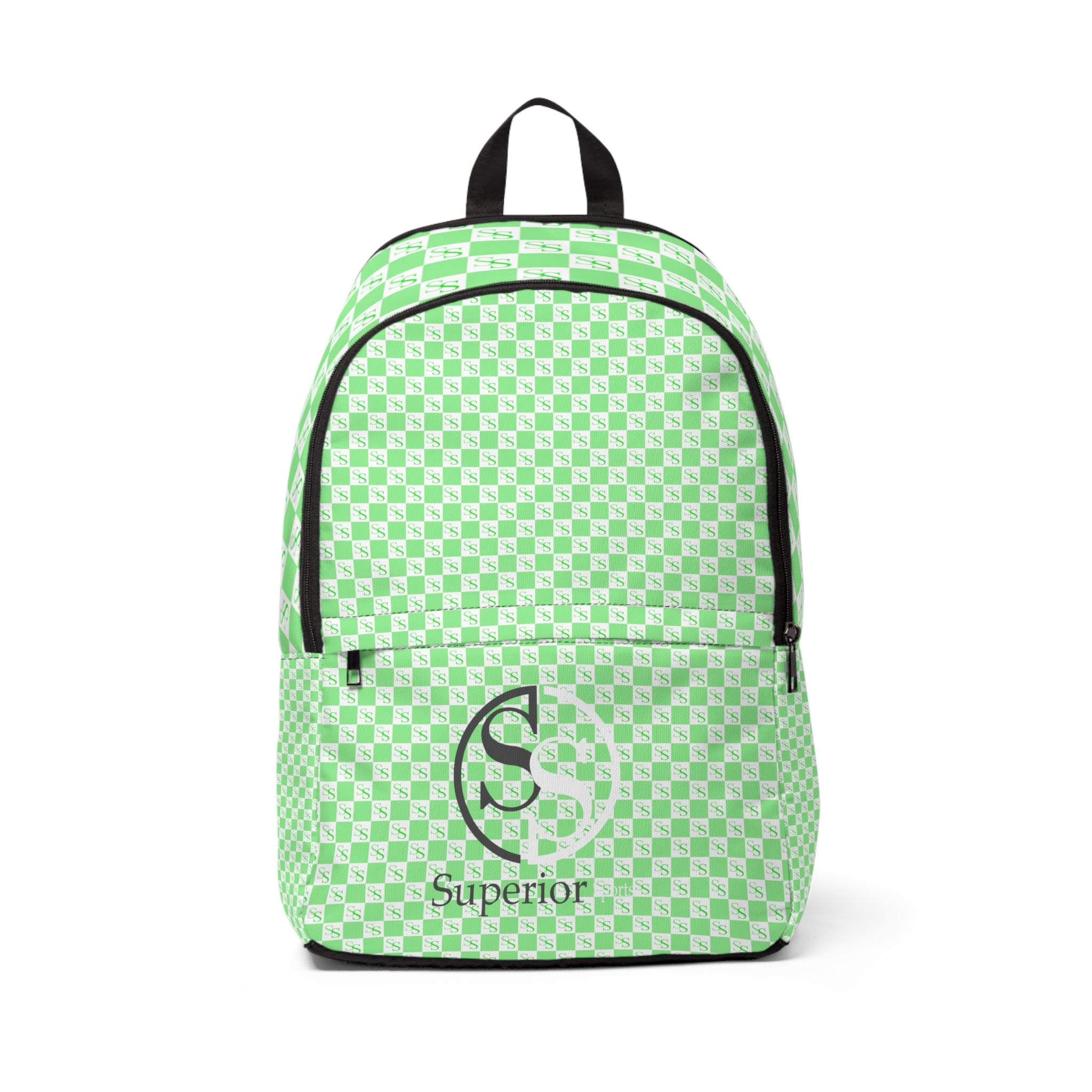 Lime Green Unisex Fabric Backpack