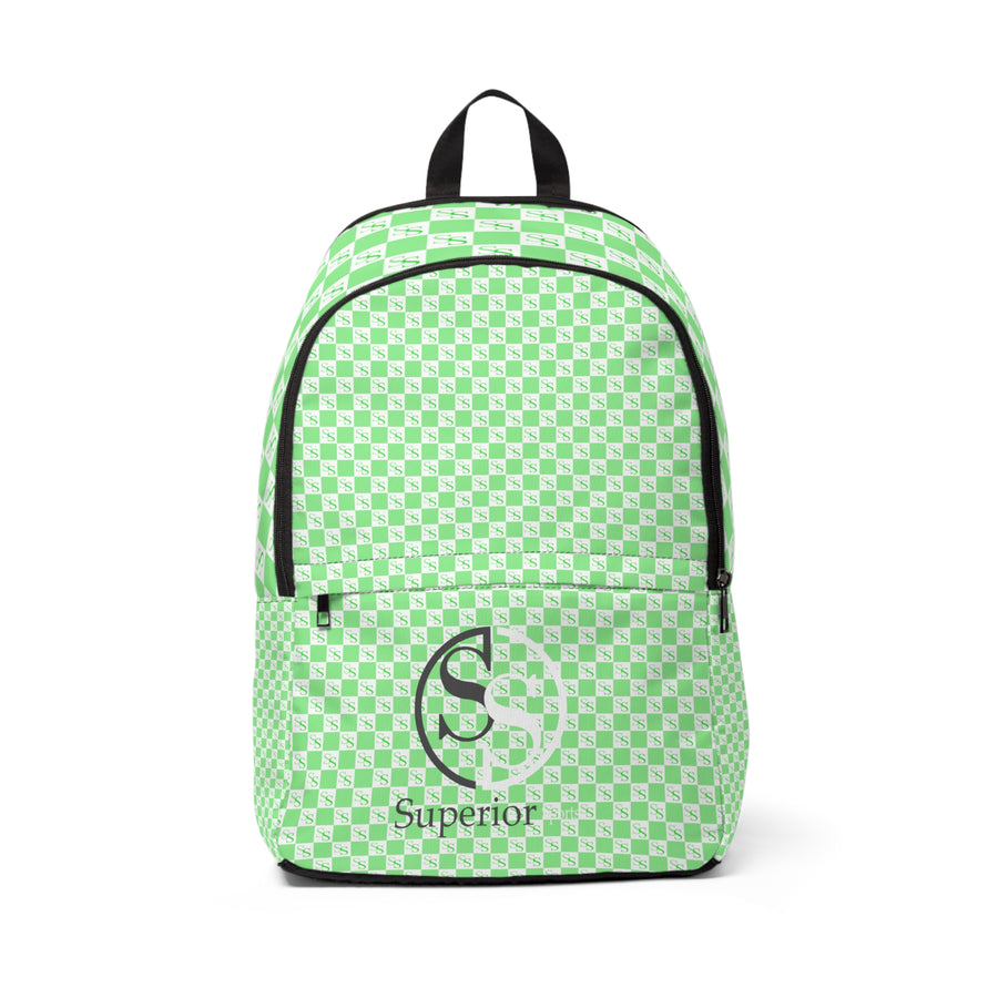 Lime Green Unisex Fabric Backpack