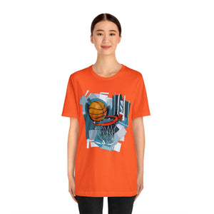 Basketball & Hoop Short Sleeve Tee
