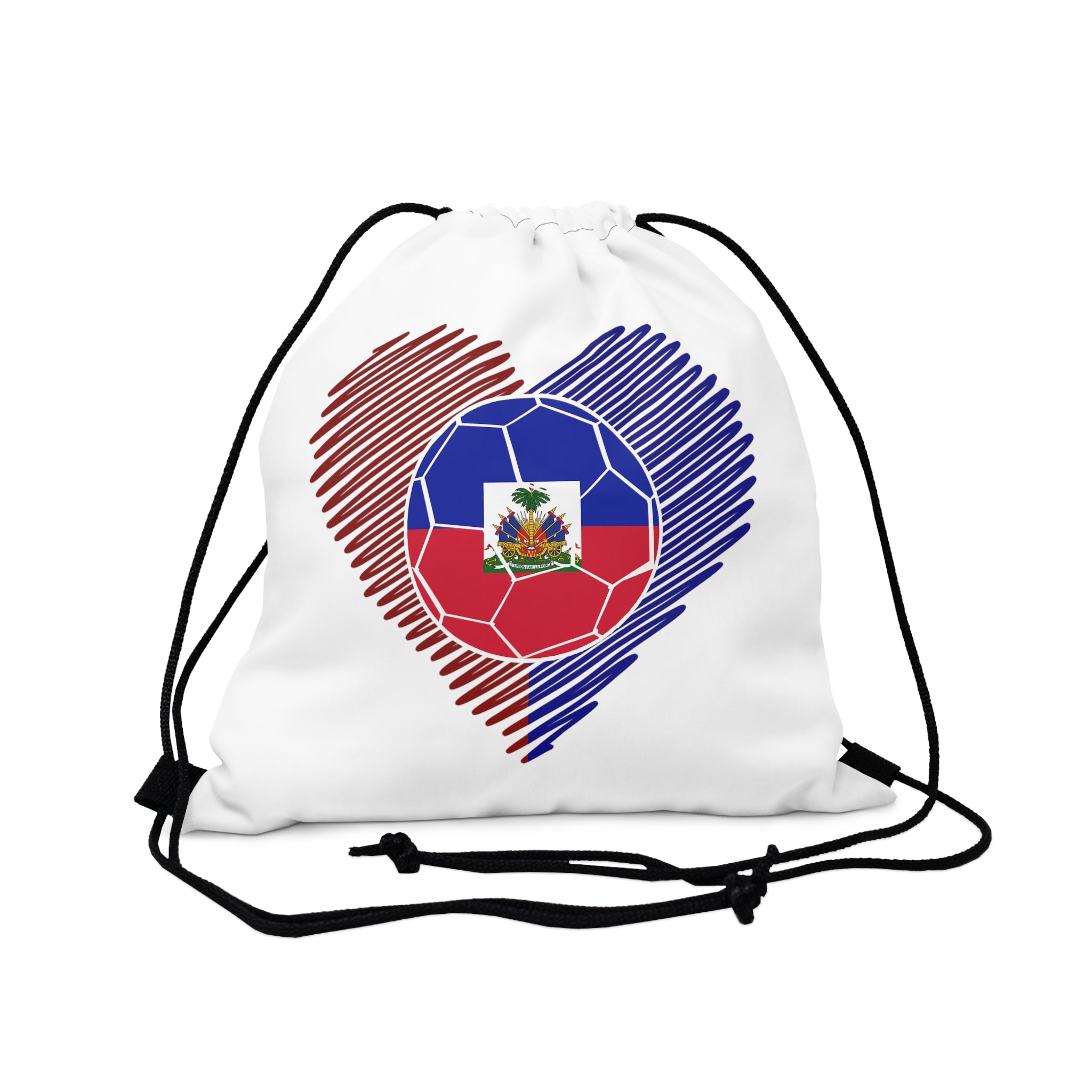 Love Haiti Outdoor Drawstring Bag