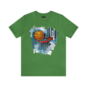 Basketball & Hoop Short Sleeve Tee