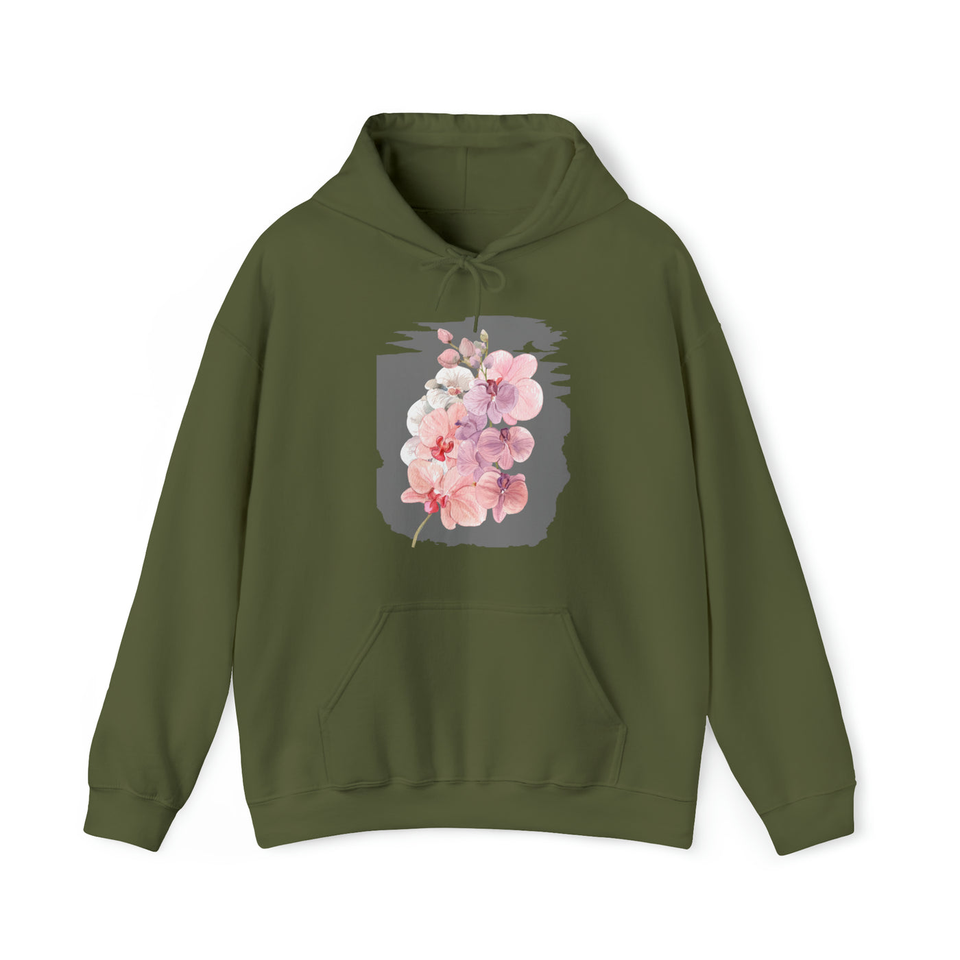 Pink Orchids Unisex Heavy Blend™ Hooded Sweatshirt