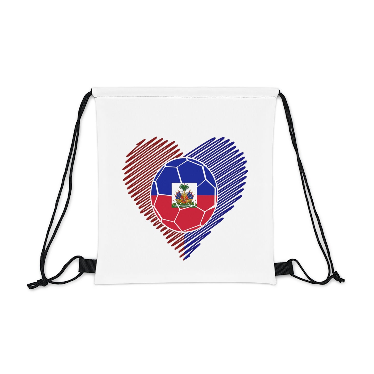Love Haiti Outdoor Drawstring Bag