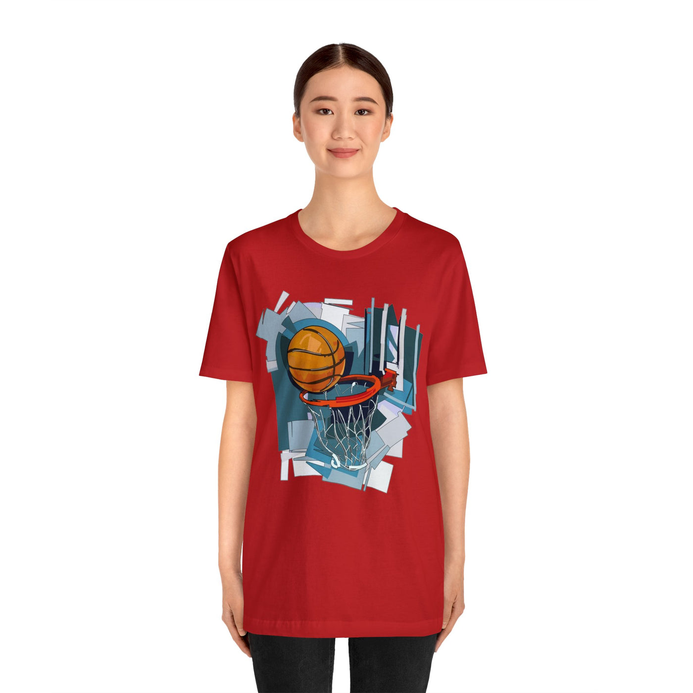 Basketball & Hoop Short Sleeve Tee