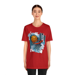 Basketball & Hoop Short Sleeve Tee