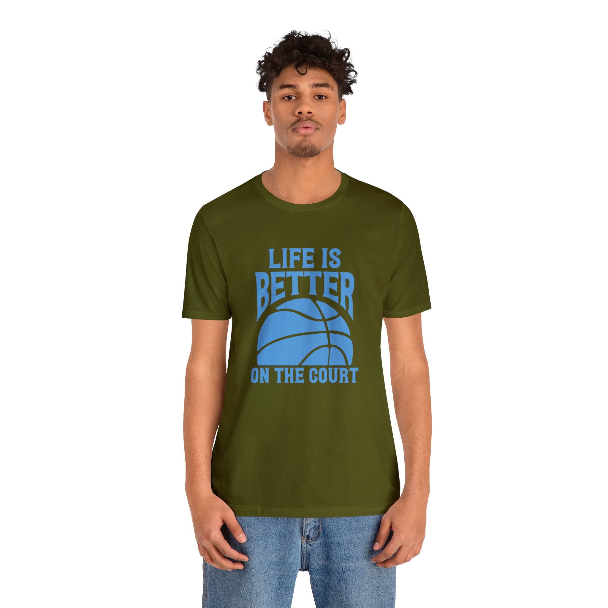 Life is better on the court Short Sleeve Tee
