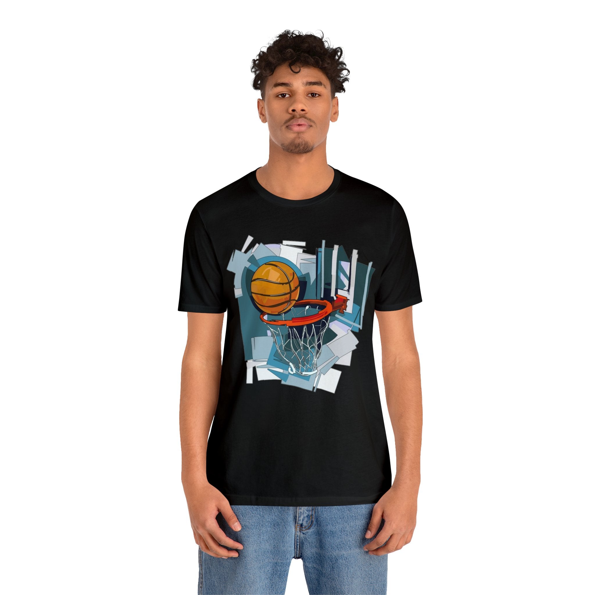 Basketball & Hoop Short Sleeve Tee