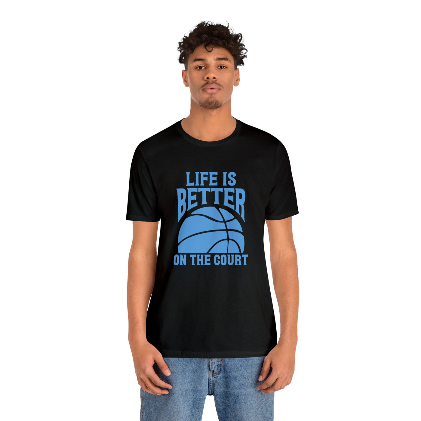 Life is better on the court Short Sleeve Tee