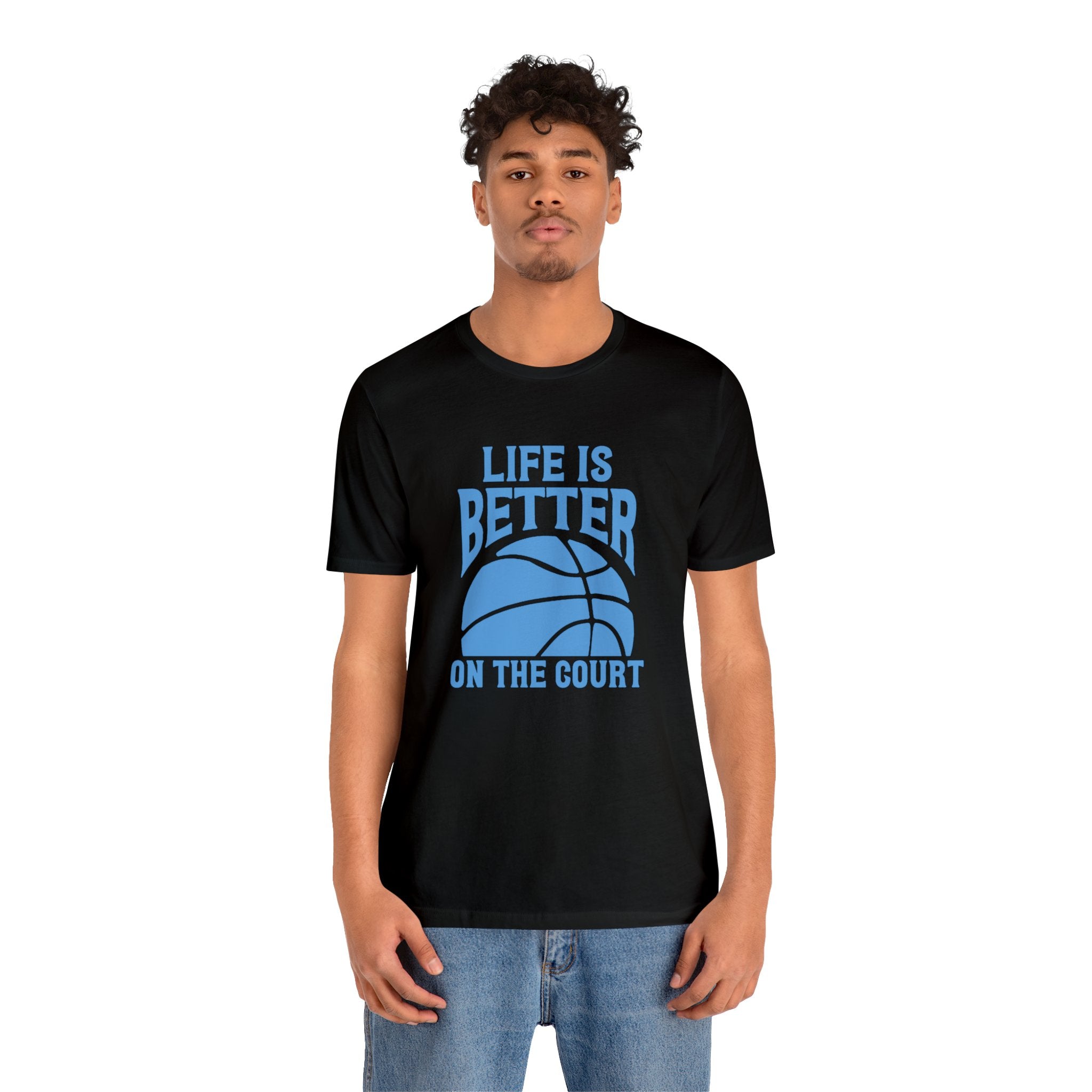 Life is better on the court Short Sleeve Tee