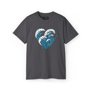 Heart Waves Unisex Ultra Cotton Tee