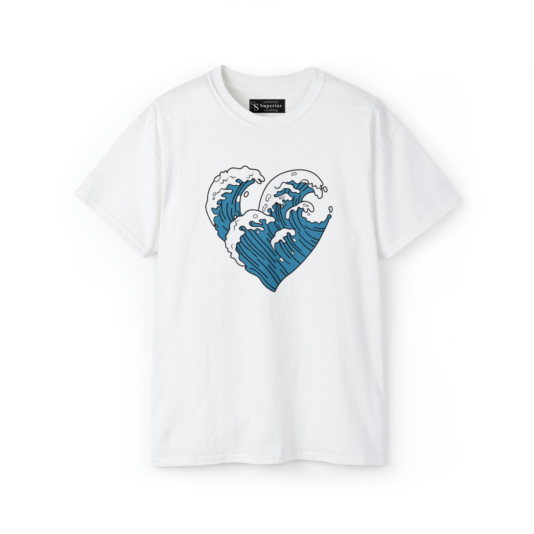Heart Waves Unisex Ultra Cotton Tee