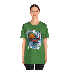 Basketball & Hoop Short Sleeve Tee