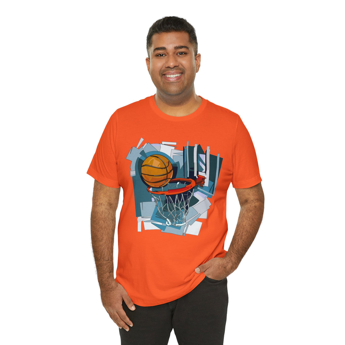 Basketball & Hoop Short Sleeve Tee