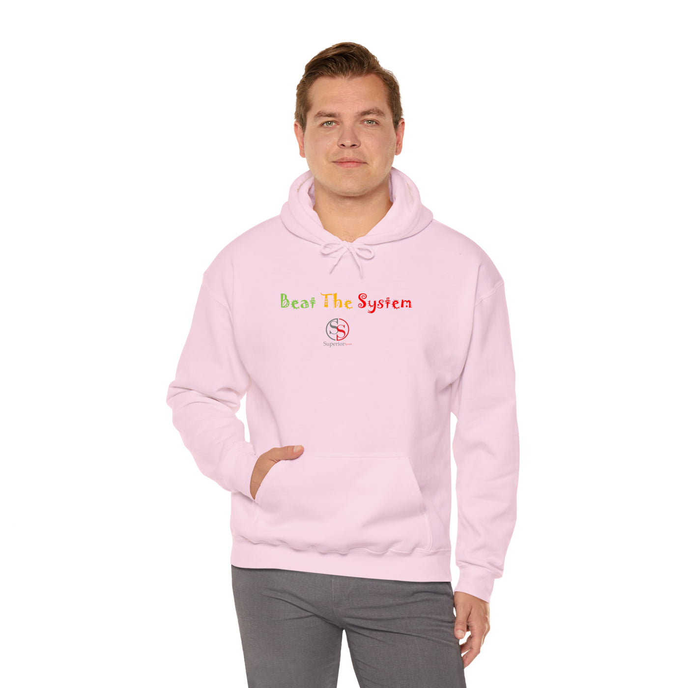SS Beat The System Unisex Heavy Blend™ Hooded Sweatshirt