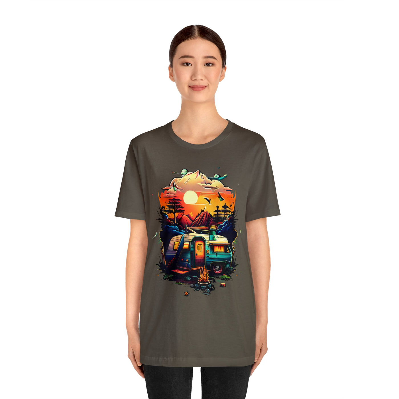 Sunset Trailer Short Sleeve Tee
