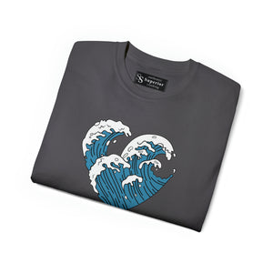 Heart Waves Unisex Ultra Cotton Tee