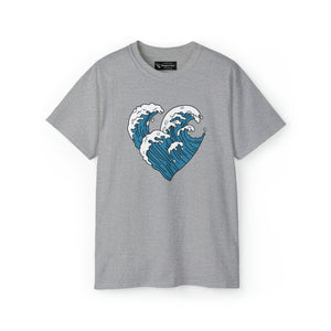 Heart Waves Unisex Ultra Cotton Tee