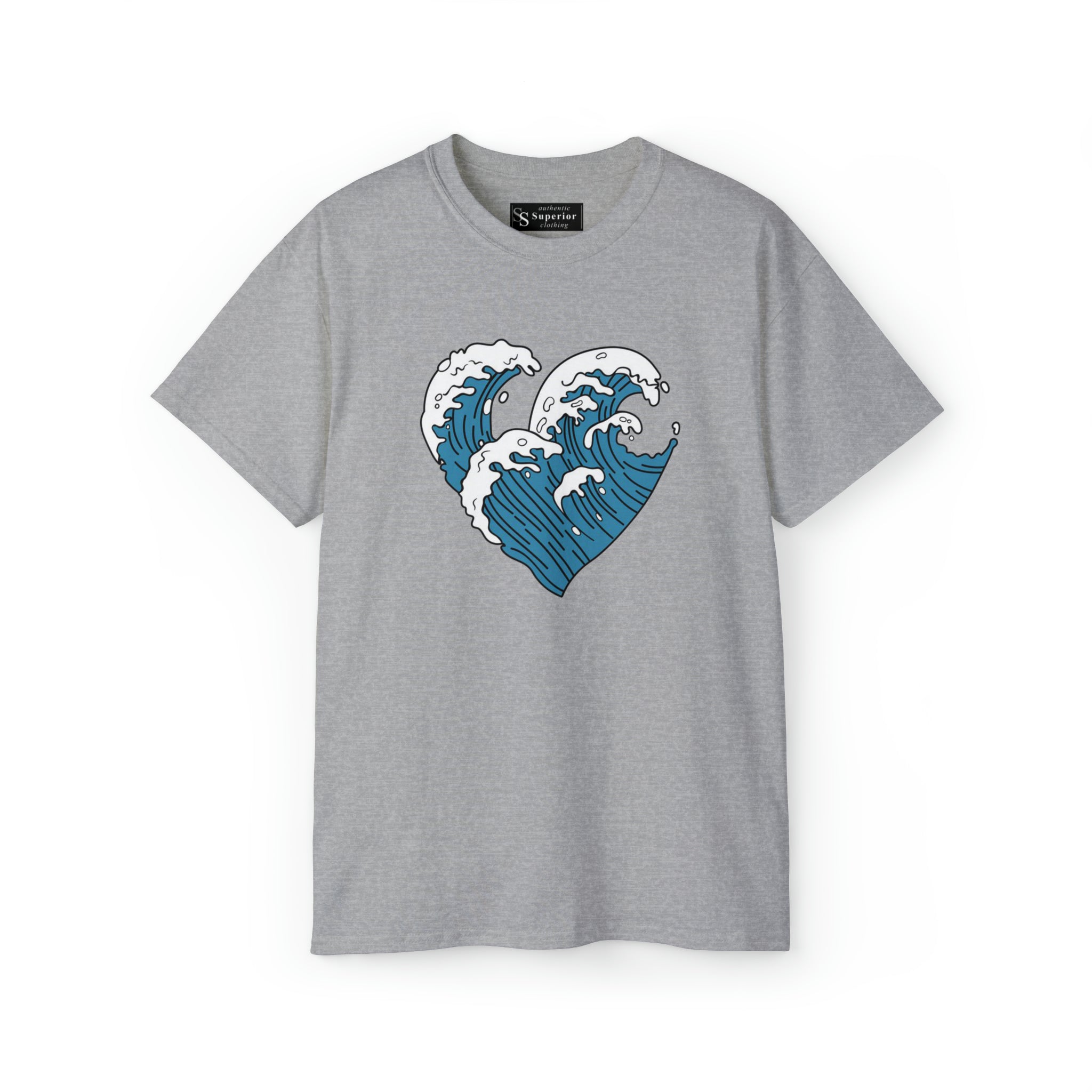 Heart Waves Unisex Ultra Cotton Tee