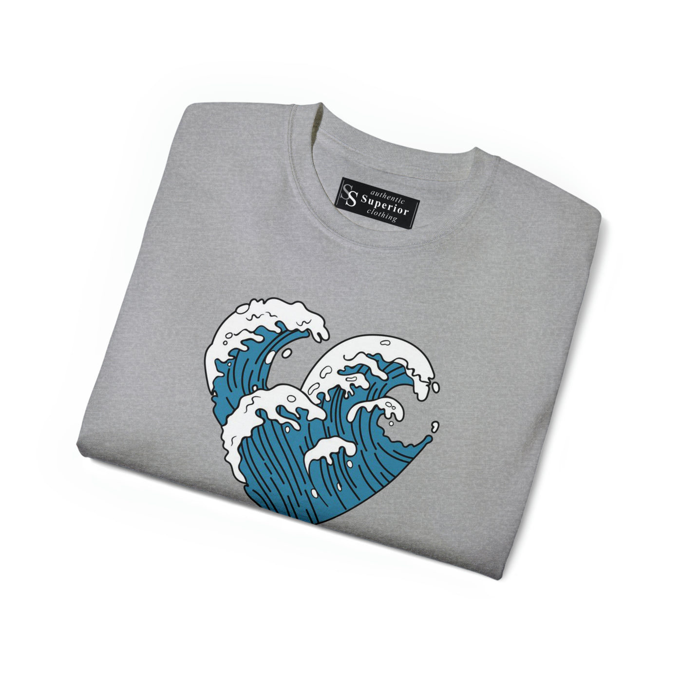 Heart Waves Unisex Ultra Cotton Tee