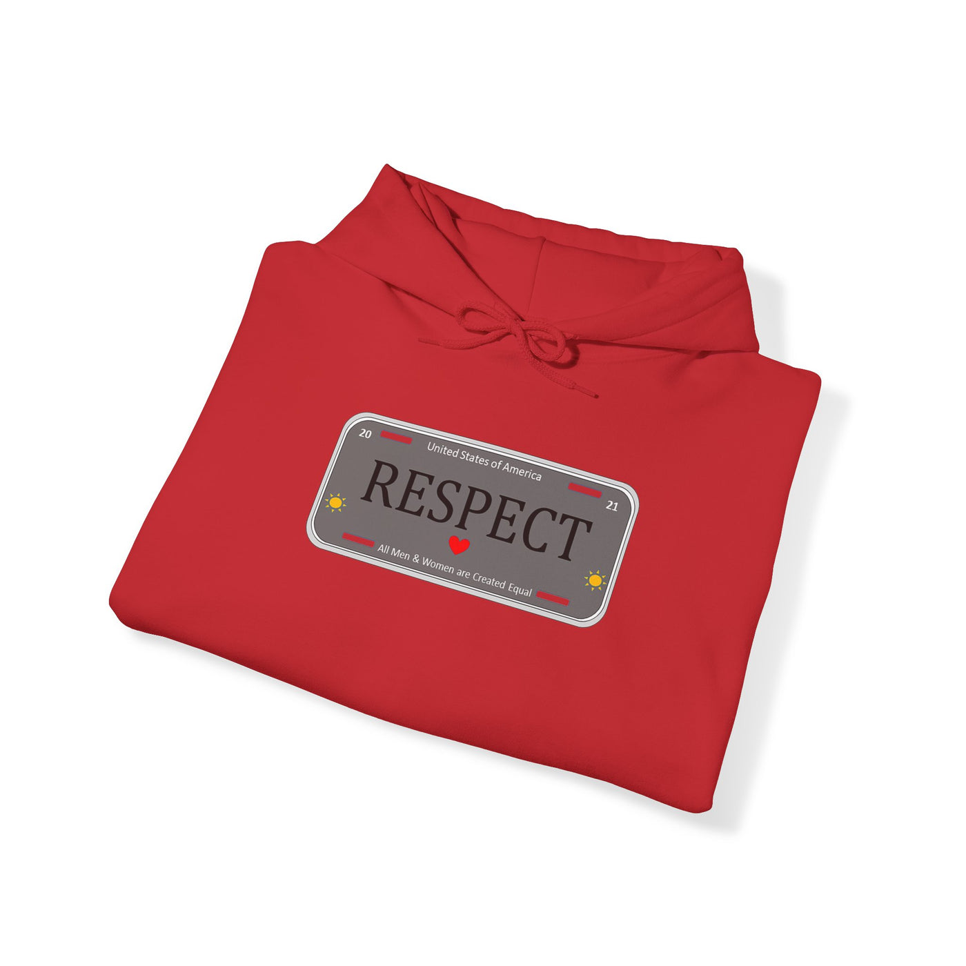 RESPECT Gray Unisex Heavy Blend™ Hooded Sweatshirt