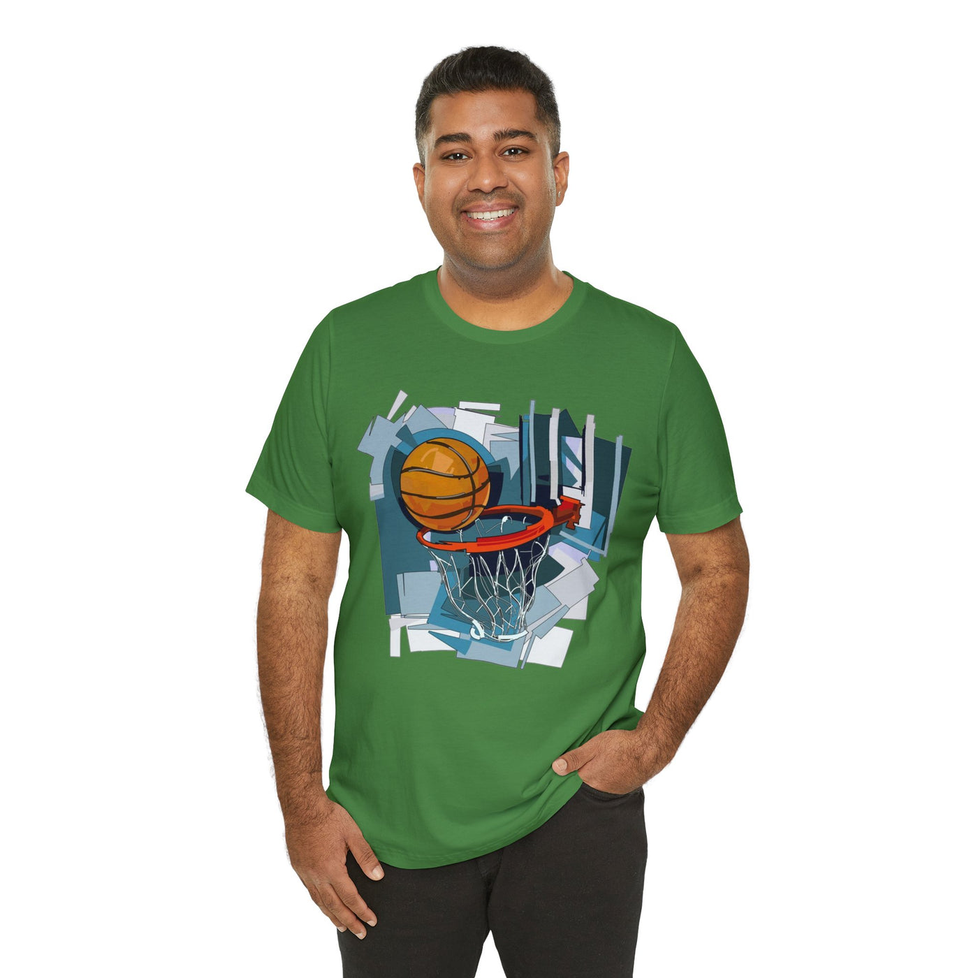 Basketball & Hoop Short Sleeve Tee