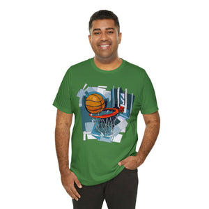 Basketball & Hoop Short Sleeve Tee