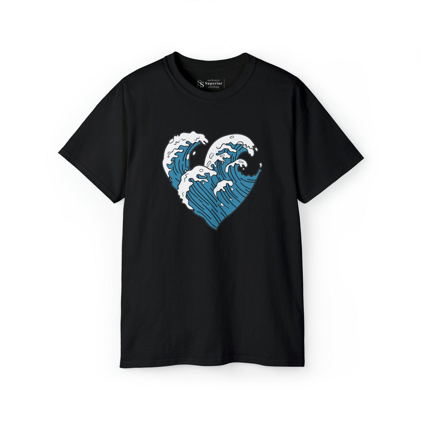 Heart Waves Unisex Ultra Cotton Tee