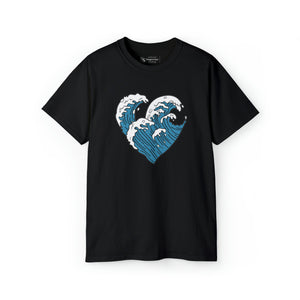 Heart Waves Unisex Ultra Cotton Tee