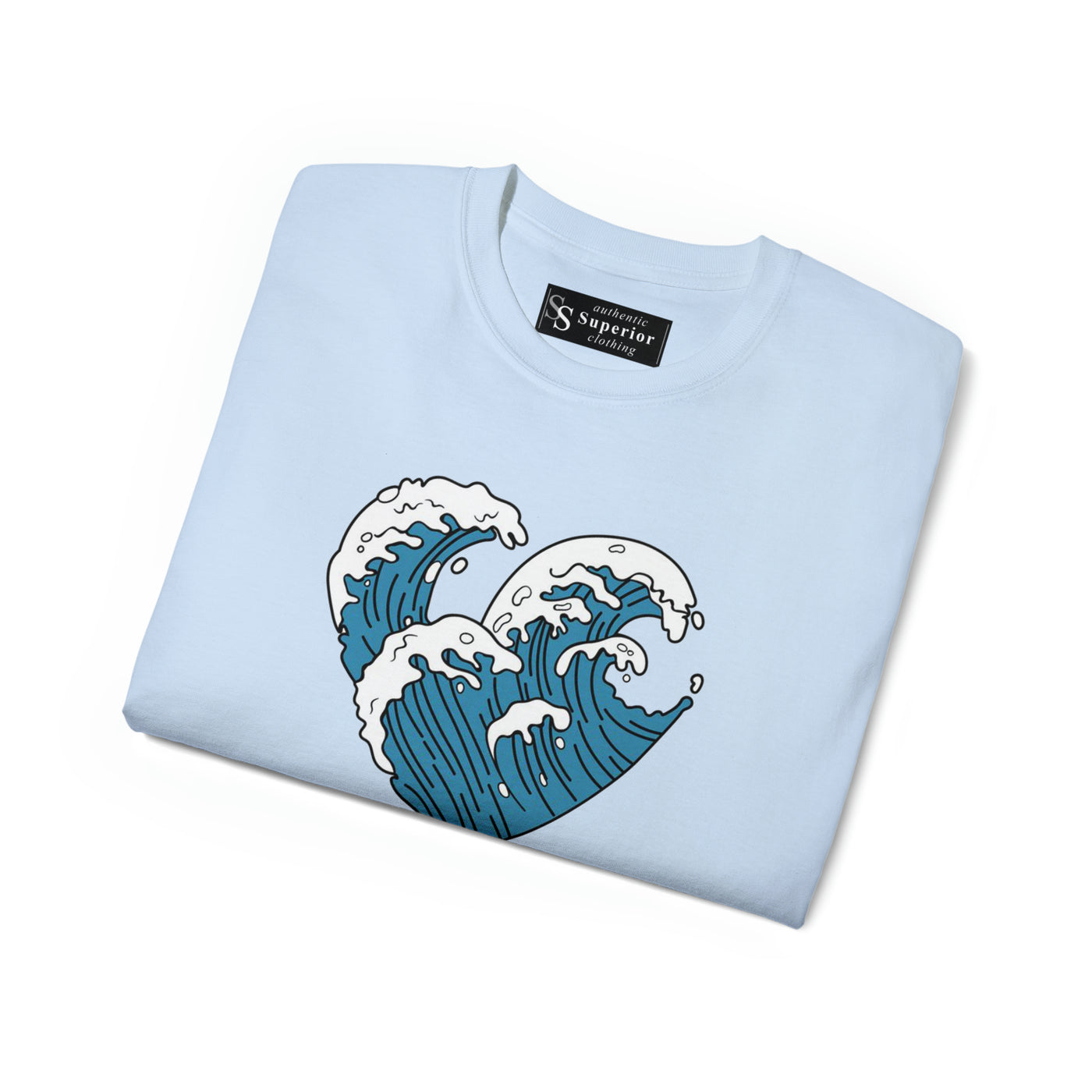 Heart Waves Unisex Ultra Cotton Tee
