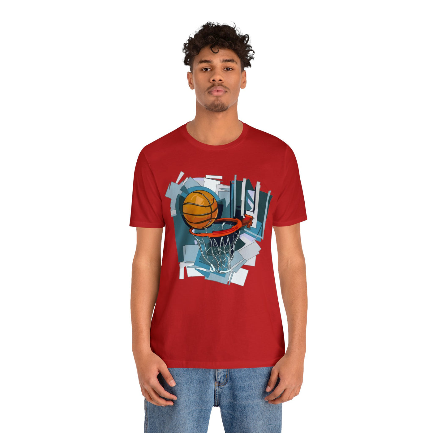 Basketball & Hoop Short Sleeve Tee