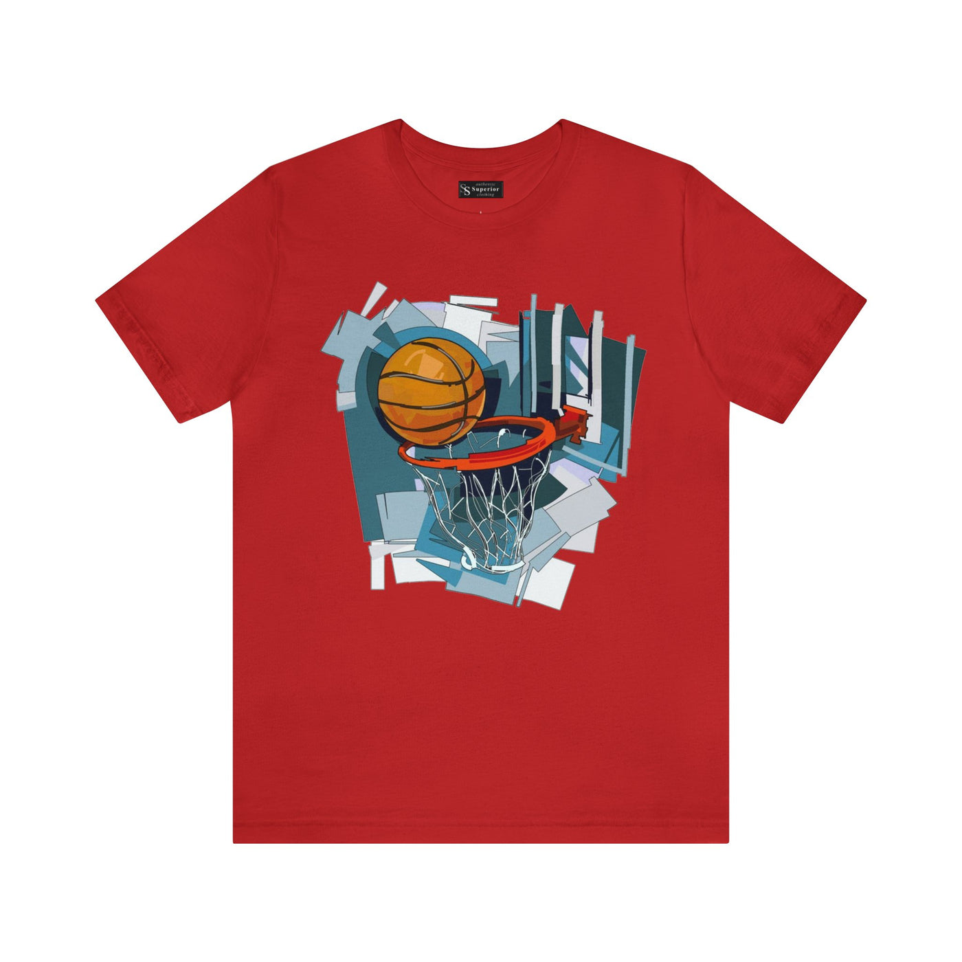 Basketball & Hoop Short Sleeve Tee