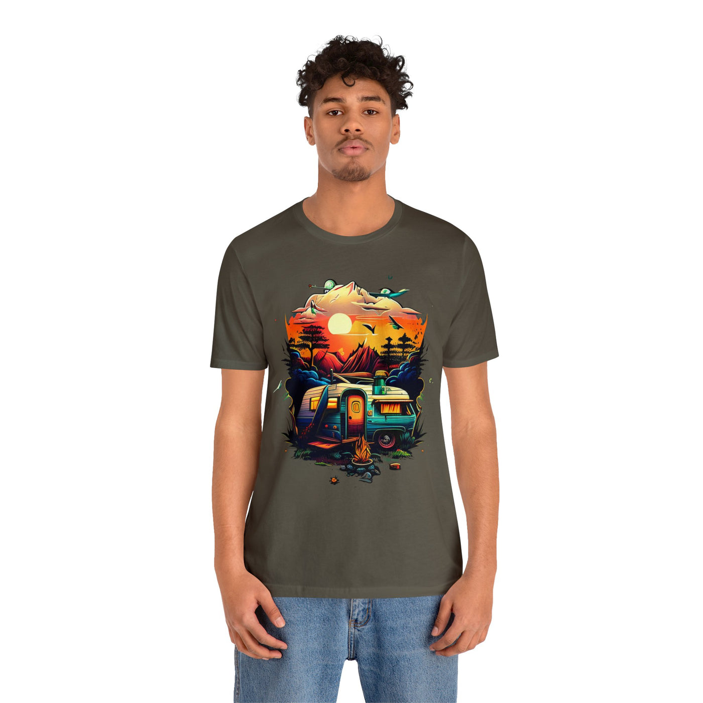 Sunset Trailer Short Sleeve Tee