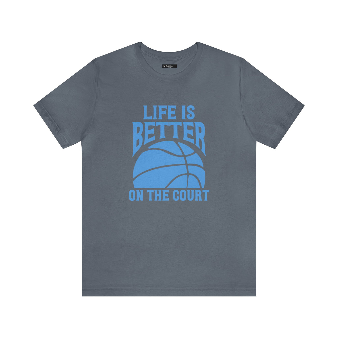 Life is better on the court Short Sleeve Tee