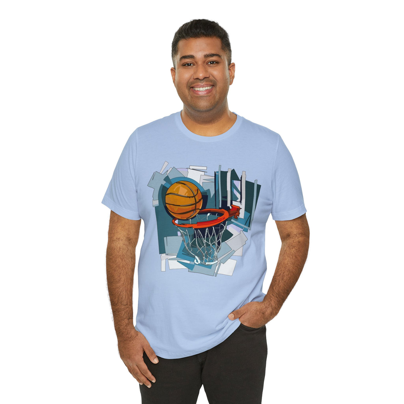 Basketball & Hoop Short Sleeve Tee