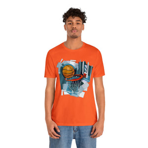 Basketball & Hoop Short Sleeve Tee