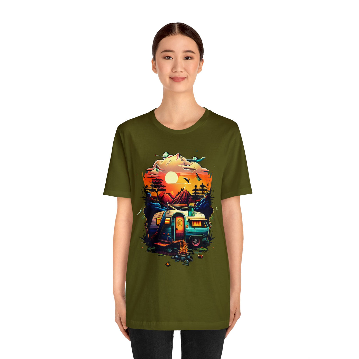 Sunset Trailer Short Sleeve Tee
