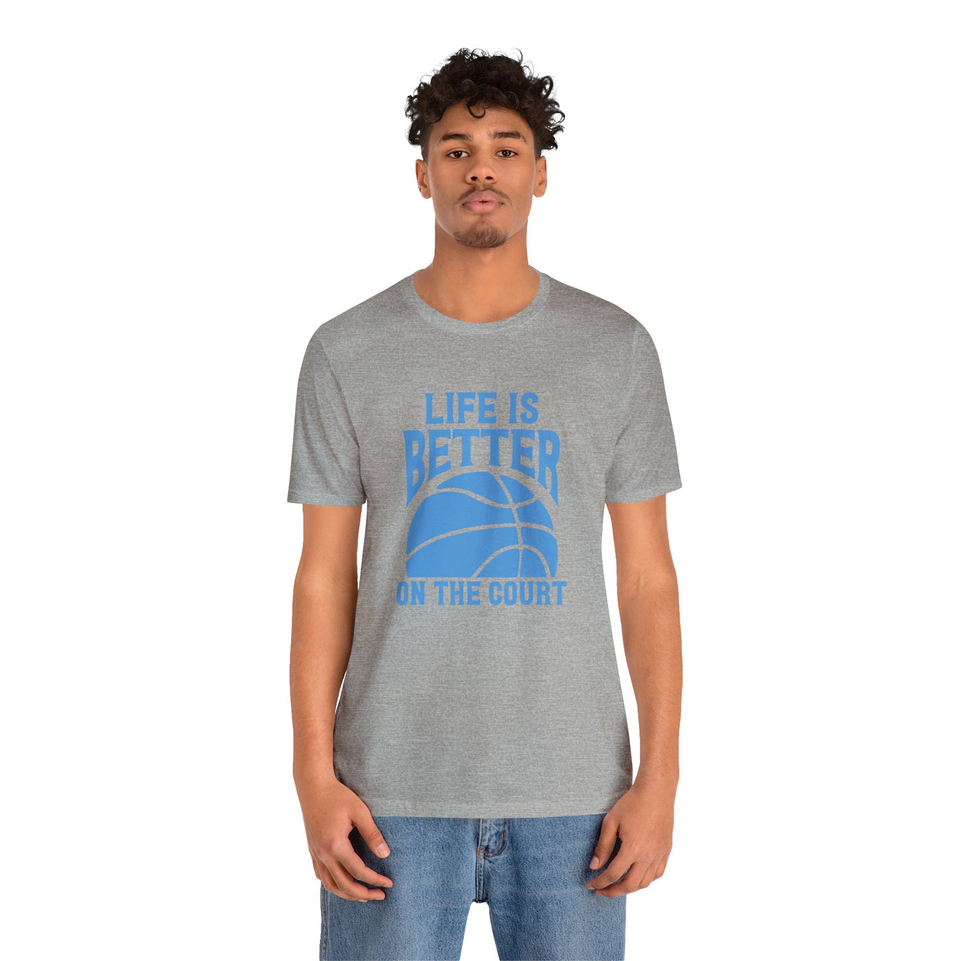 Life is better on the court Short Sleeve Tee