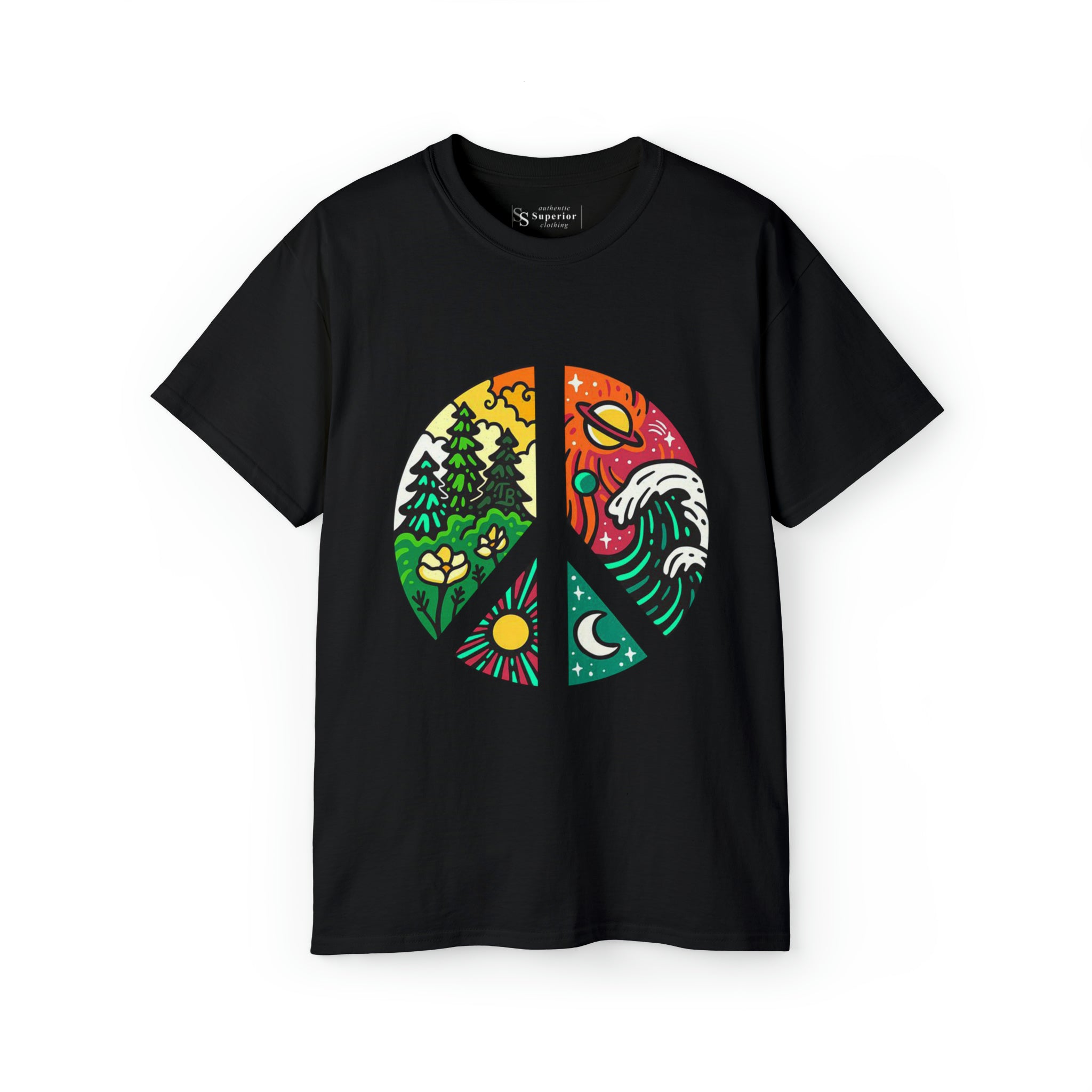 PEACE Unisex Ultra Cotton Tee